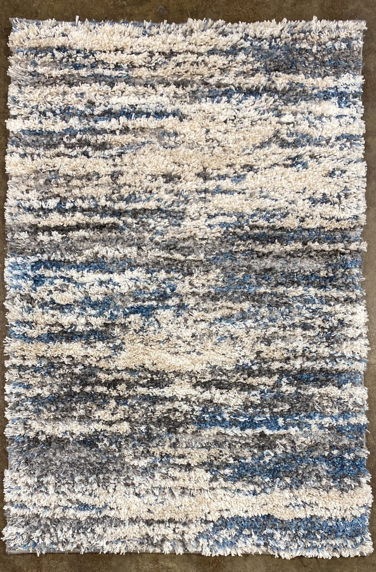 Bisera Polyester Powerloom Shag Rug by Viana