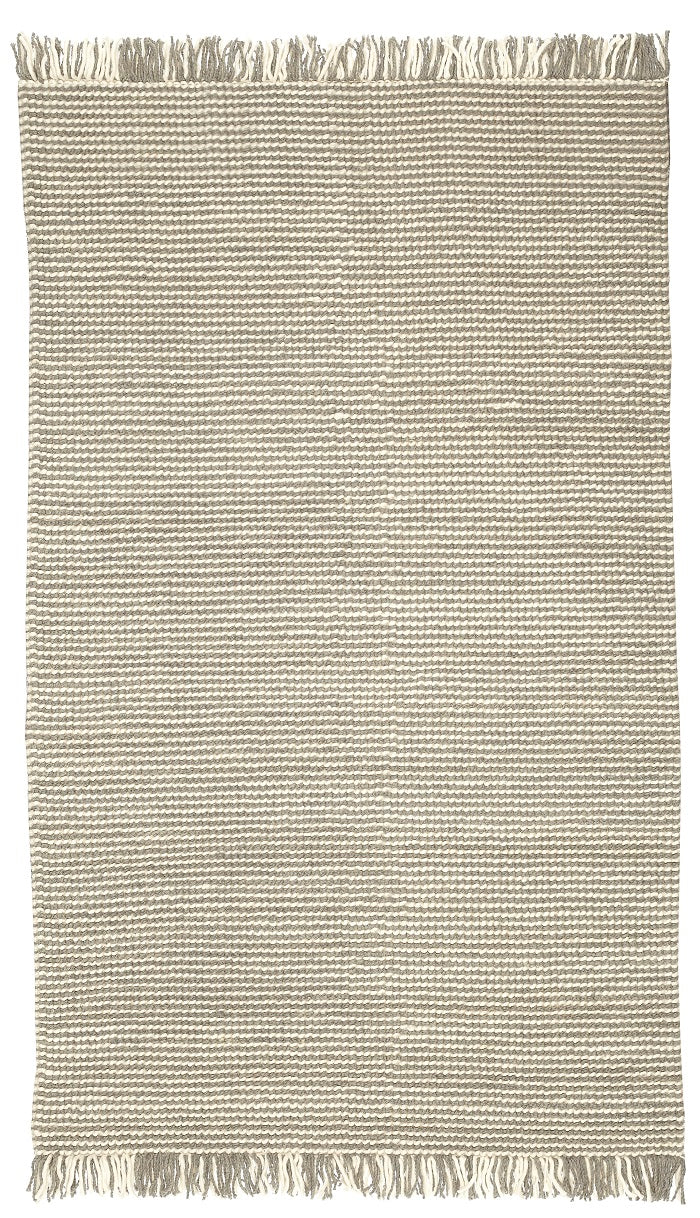 Zurich Hand Loomed Wool Grey Ivory Rug