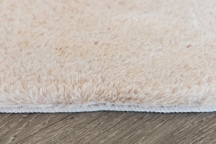 Faux Rabbit Fur Beige - Shape FRF-44BGE