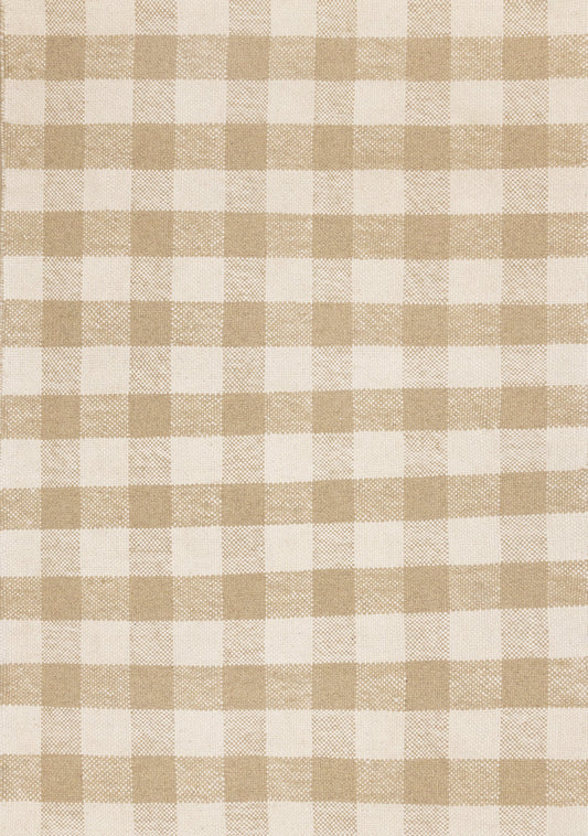 Ascent Beige White Plaid Design