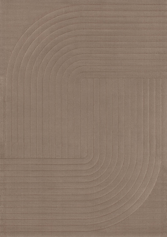 Ella Brown Curved Line Design