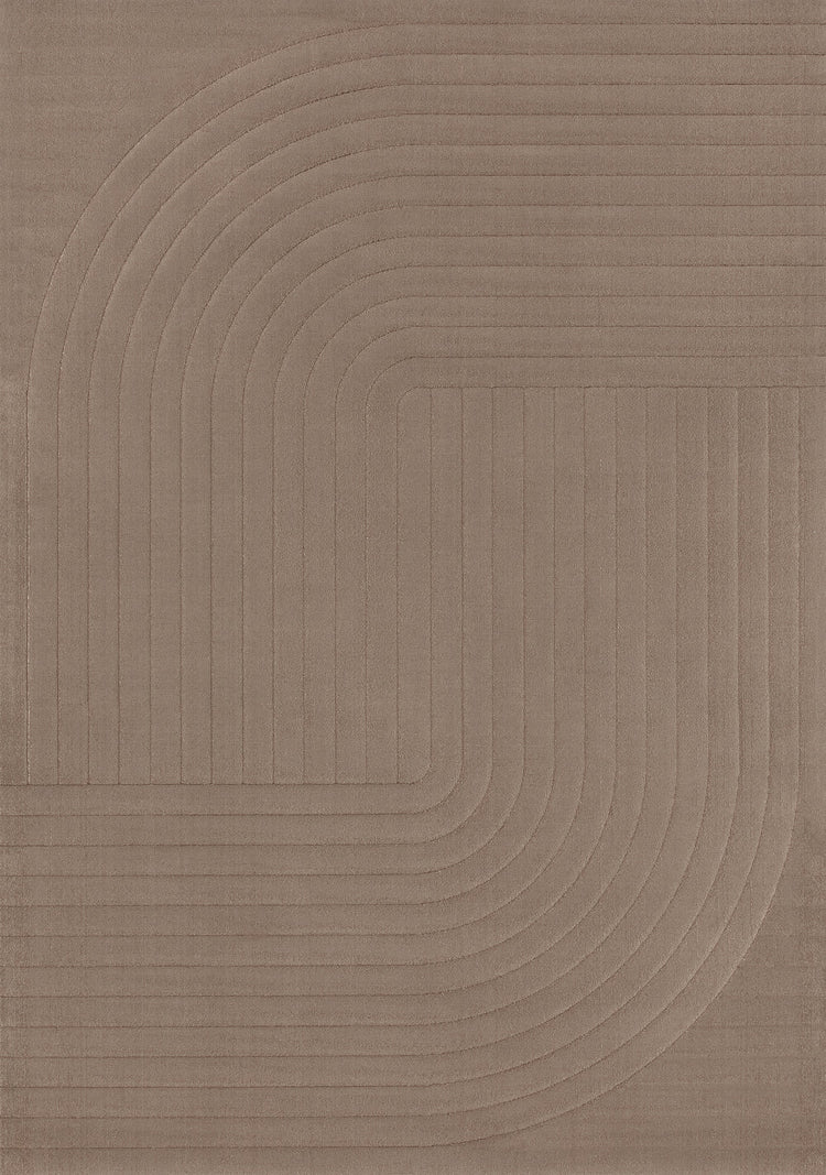 Ella Brown Curved Line Design