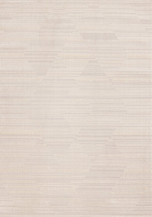 Ellington Beige Subtle Diamond Pattern Rug