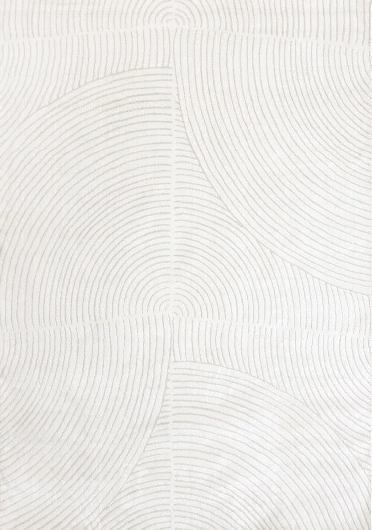 Hayden Light Cream Swirl Rug