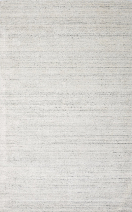 Luxe Hand Loomed Wool Viscose Ivory Rug