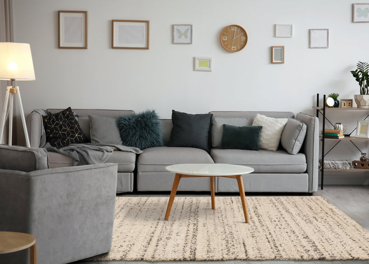 Lane Cream Brown Ancient Luxury Rug