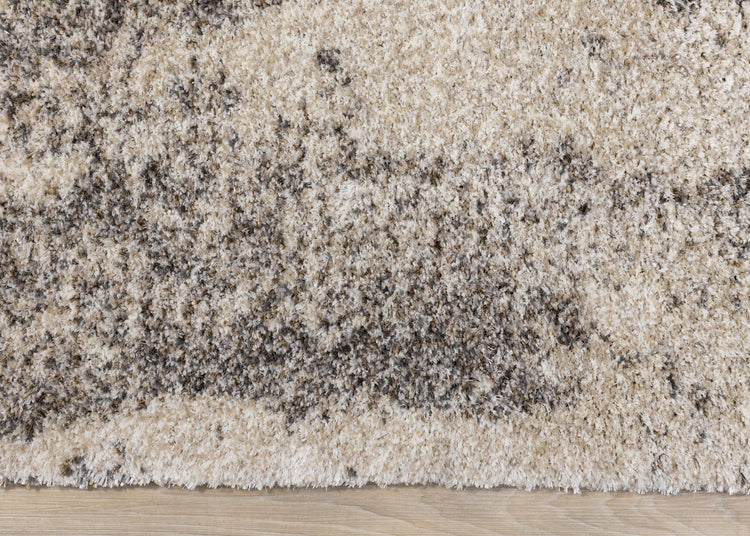 Lane Cream Brown Abstract Luxury Rug