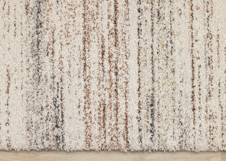 Marquis White Grey Orange Distressed Rug