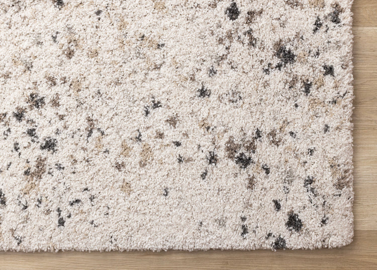 Mora White Grey Black Speckled Rug
