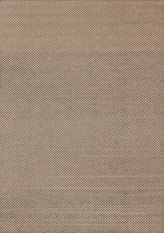 Novah Brown Black Geometric Flatweave Design Rug