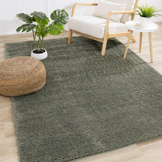 Pascal Green Comfort Shag Rug