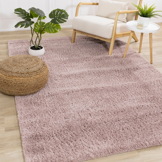 Pascal Pink Comfort Shag Rug