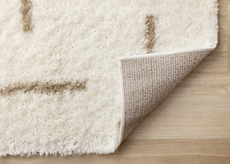 Pascal Cream Beige Scattered Lines Rug