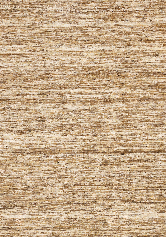 Ripple Brown Beige White Distressed Rug