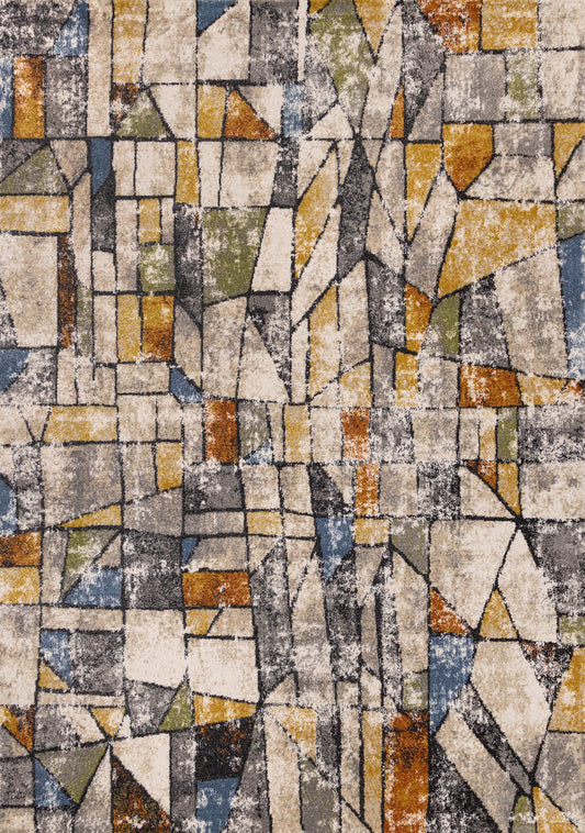 Swift Multi Stain Glass Design Rug