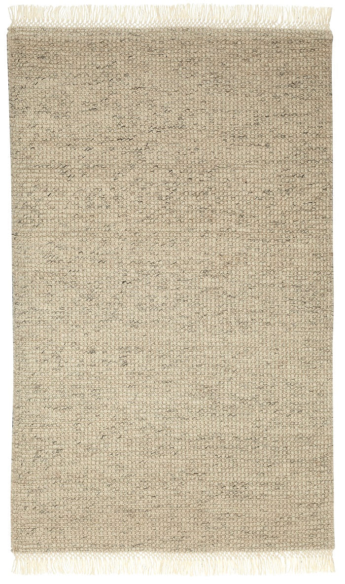 Zurich Hand Loomed Wool Ivory Natural Rug
