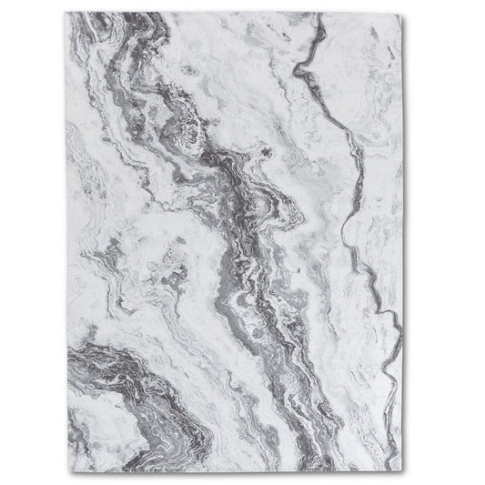 Sparx Waves Grey Washable Modern Rug