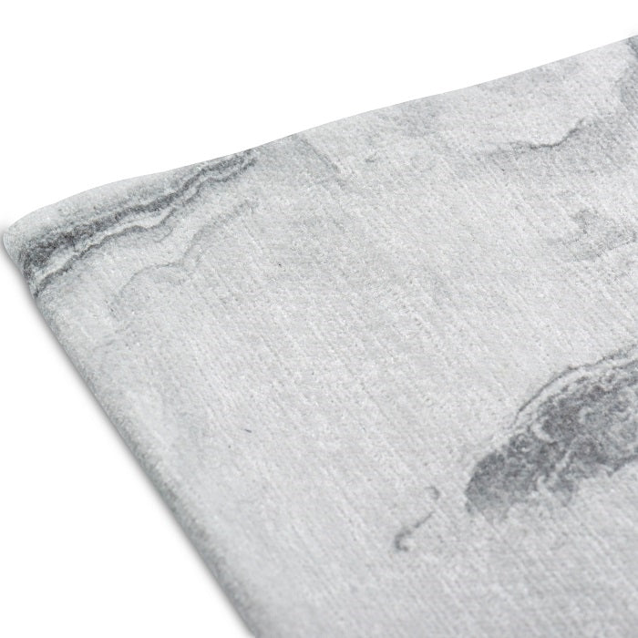 Sparx Waves Grey Washable Modern Rug