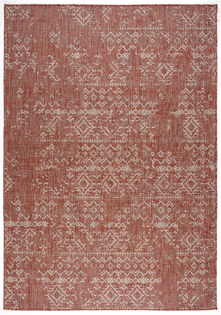 Oksana OKS-01178A-COP Indoor-Outdoor Copper Area Rug By Viana Inc