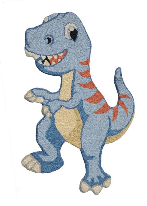 Kids Dino HOO-DINO-4BLU Hand Tufted Wool Area Rug By Viana Inc
