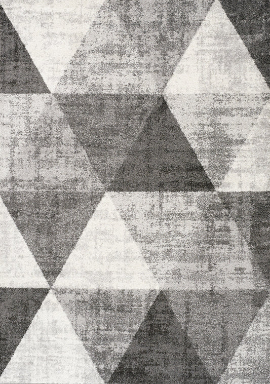 Focus Grey Cream Variegation Rug by Kalora Interiors