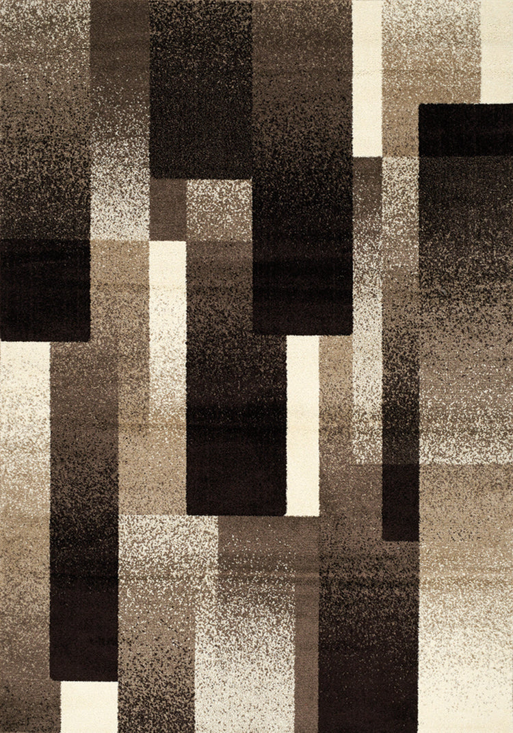 Alfombra Casa Brown Taupe Blocks de Kalora Interiors