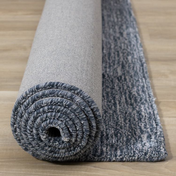 Ashford Blue Grey Hand Tufted Rug by Kalora Interiors