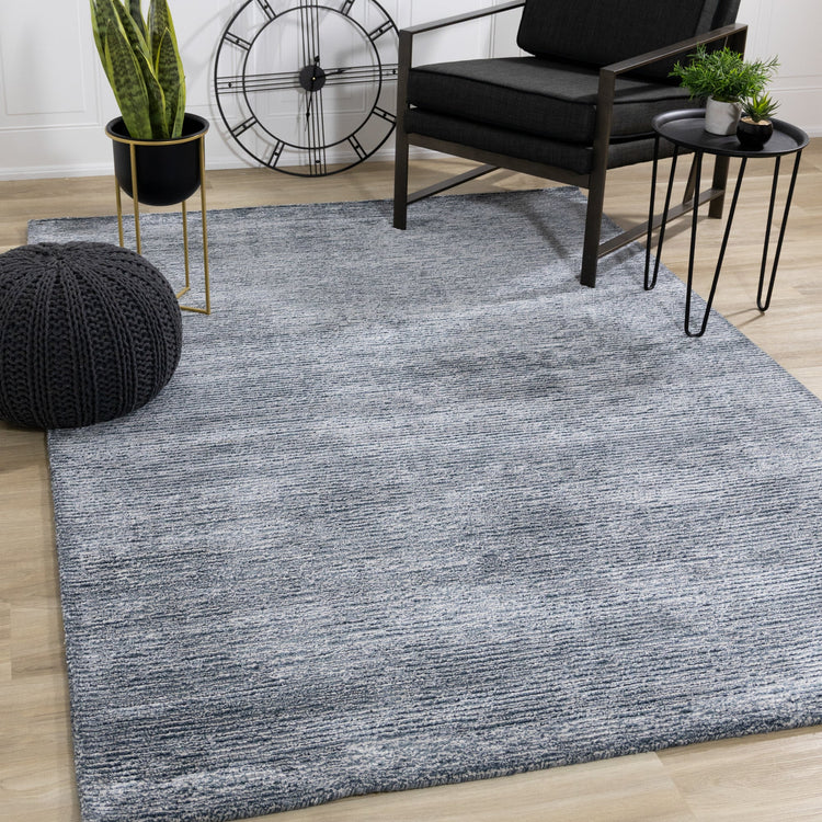 Ashford Blue Grey Hand Tufted Rug by Kalora Interiors