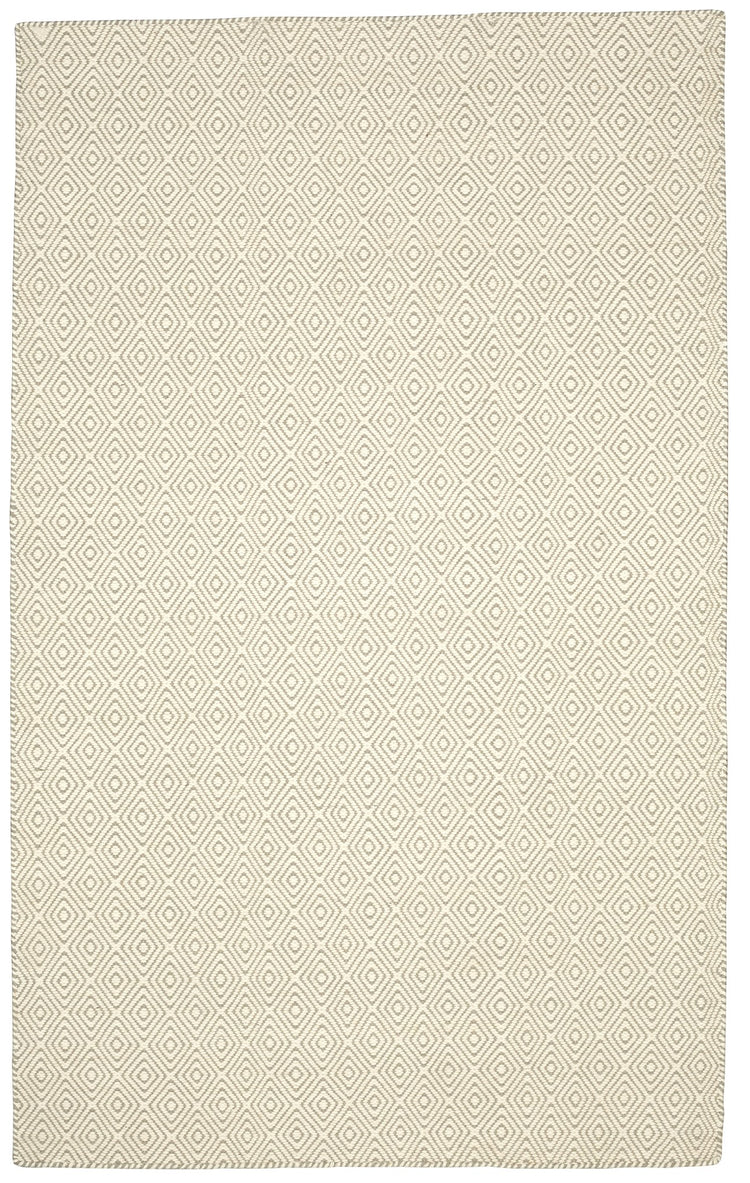 Chicago CHI-ISGR Flat Weave Reversible Wool Rug Marfil/Plata/Gris Area Rug By Viana Inc