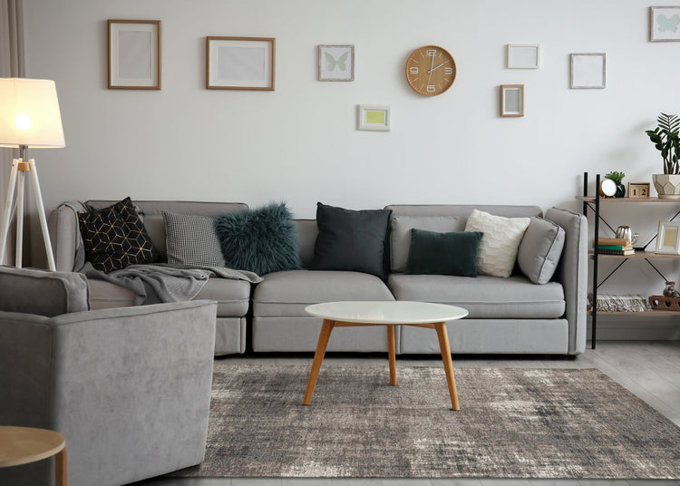 Cathedral Grey Tree Bark Rug by Kalora Interiors