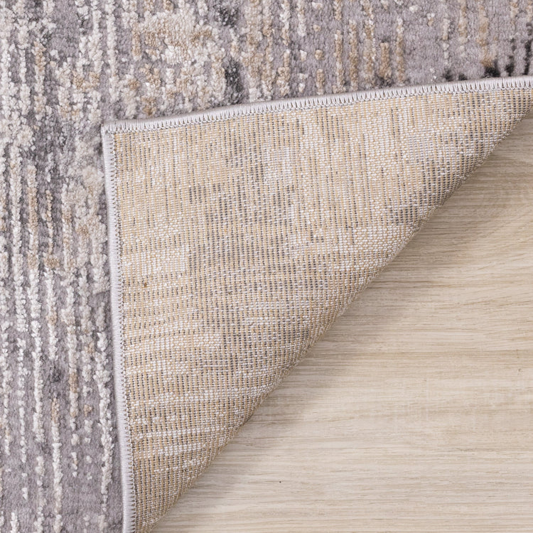 Chorus Grey Beige Concrete Jungle Rug by Kalora Interiors