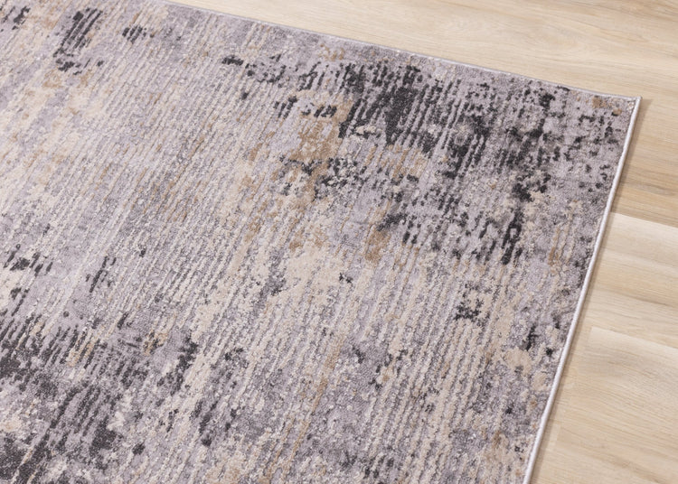 Chorus Grey Beige Concrete Jungle Rug by Kalora Interiors