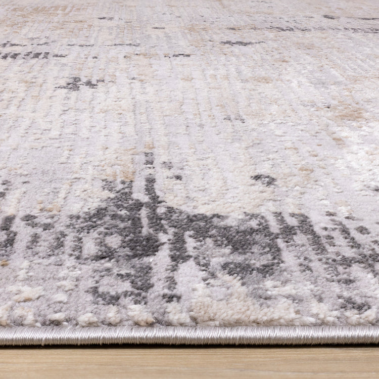 Chorus Grey Beige Concrete Jungle Rug by Kalora Interiors