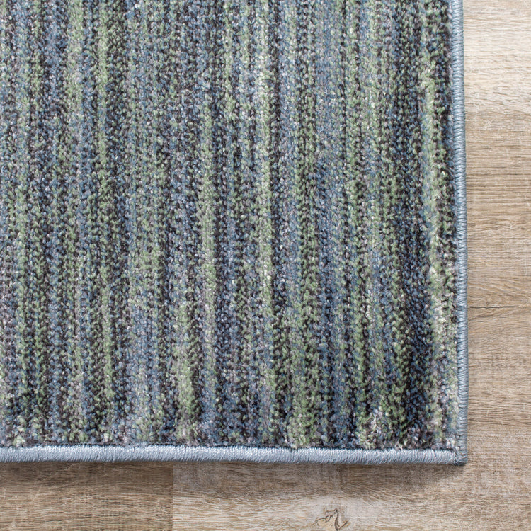 Alfombra mixta a rayas verde gris Dais 18097_140 de Novelle Home