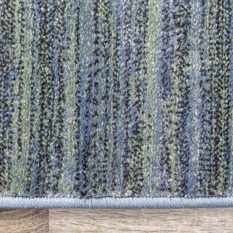 Alfombra mixta a rayas verde gris Dais 18097_140 de Novelle Home