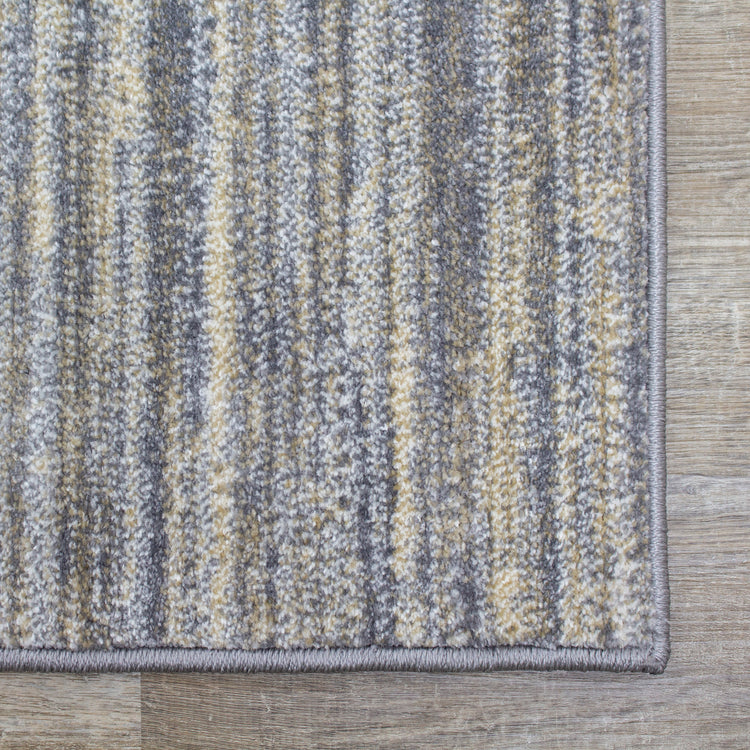 Dais 18097_191 Grey Cream White Blended Rug by Novelle Home