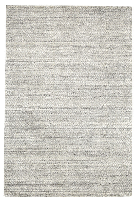 Estelle EST-Silver Hand Loomed Wool Silver Area Rug By Viana Inc