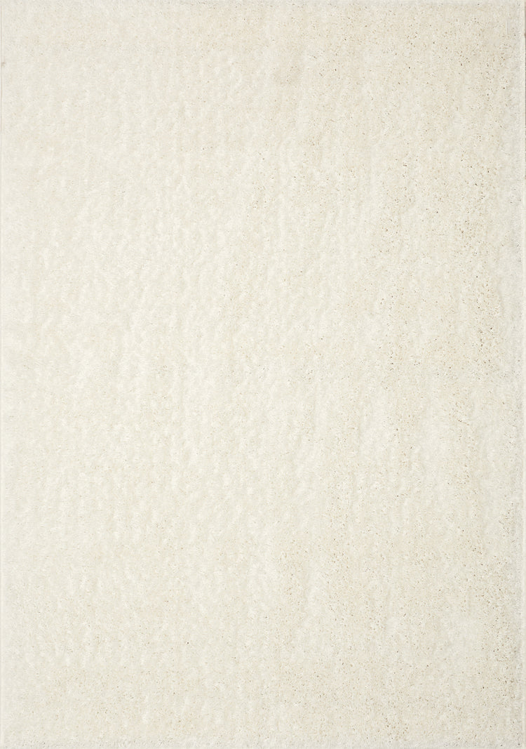 Fili 8000_10 Cream Bright Shag Rug by Novelle Home