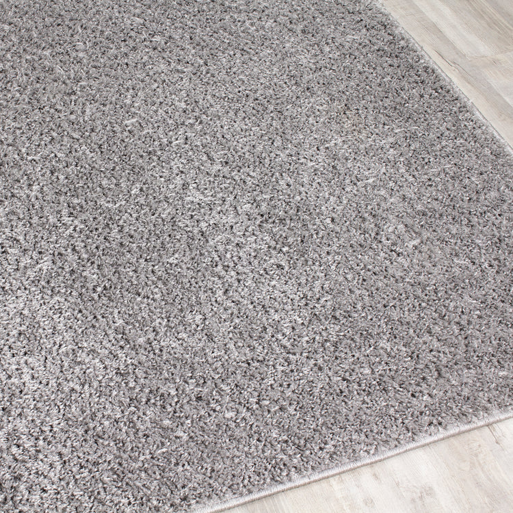 Fili 8000_90 Grey Shag Area Rug by Novelle Home