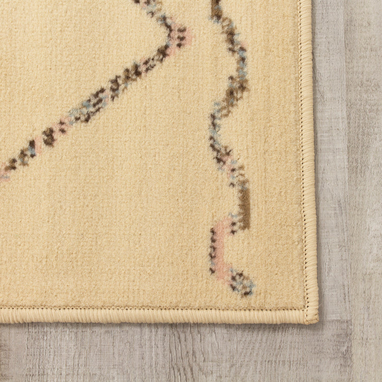Fiona 3546_5835 Alfombra beige crema Quirky Trellis Area de Novelle Home