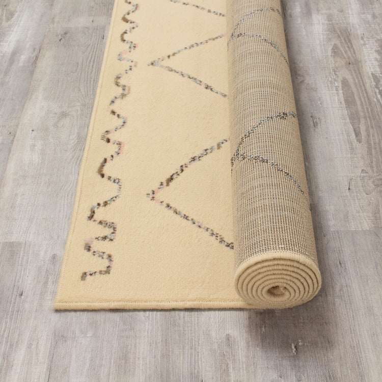 Fiona 3546_5835 Alfombra beige crema Quirky Trellis Area de Novelle Home