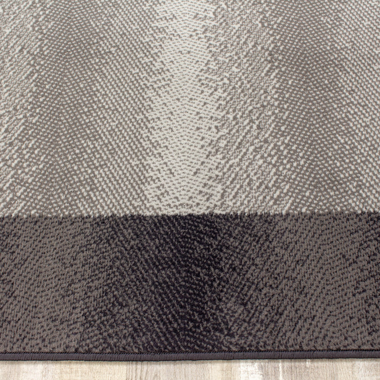 Alfombra gris con borde oscuro Fiona 3612_9922 de Novelle Home