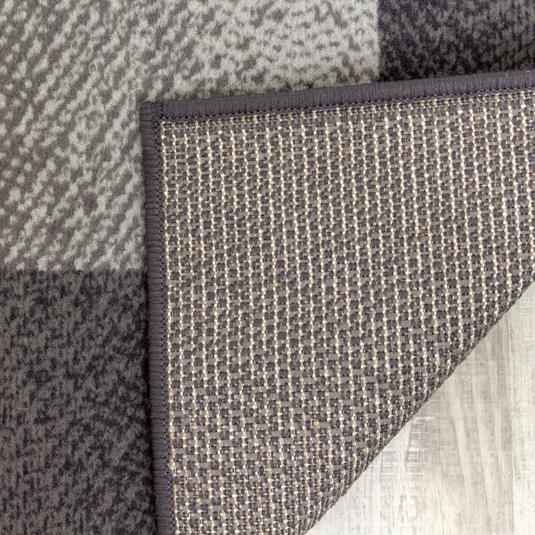 Alfombra gris con borde oscuro Fiona 3612_9922 de Novelle Home