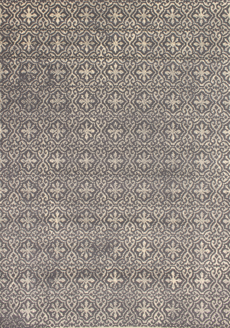 Fiona 3615_7935 Alfombra gris crema con pequeños soles de Novelle Home
