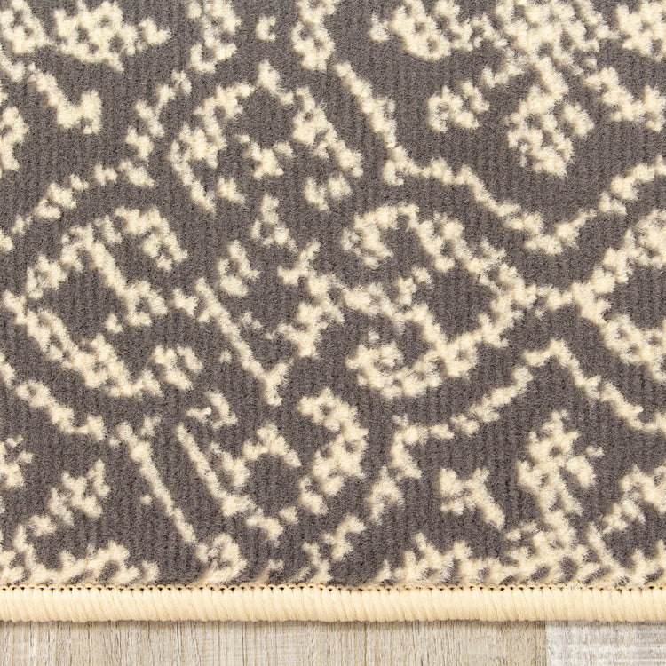Fiona 3615_7935 Alfombra gris crema con pequeños soles de Novelle Home