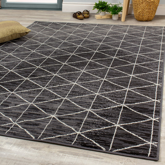 Alfombra Tri-Structure Fiona 5031_6922 gris crema de Novelle Home