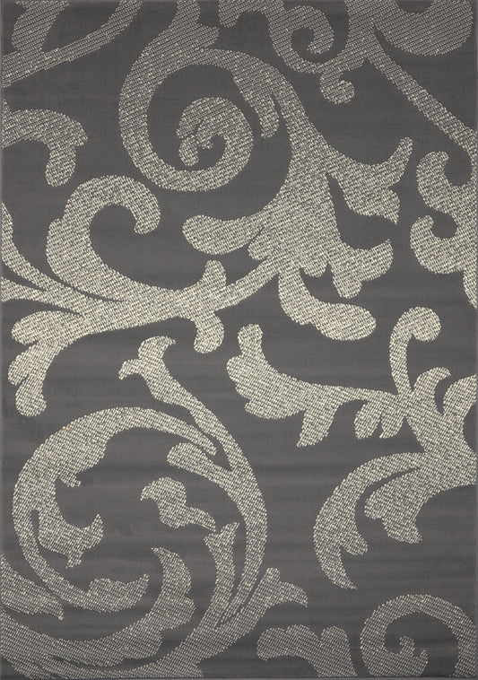 Fiona 701300_11922 Alfombra giratoria gris crema de Novelle Home