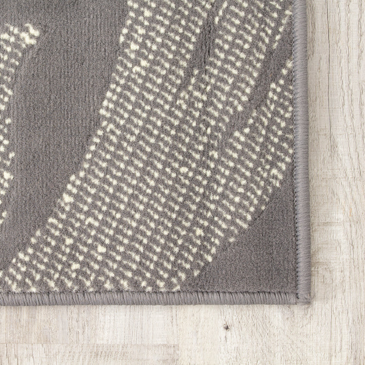 Fiona 701300_11922 Alfombra giratoria gris crema de Novelle Home