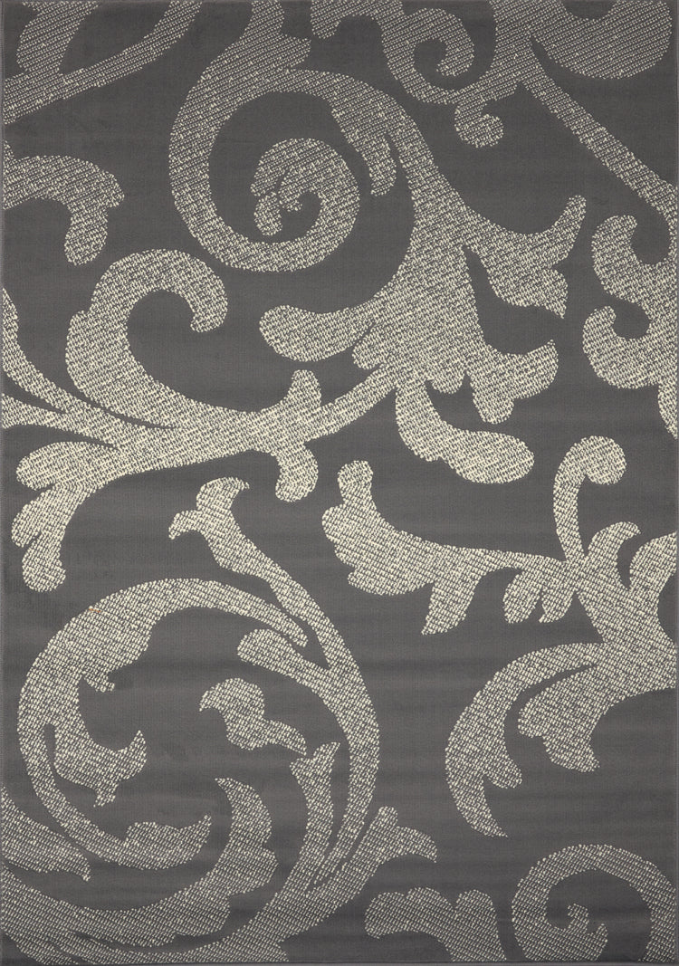 Fiona 701300_11922 Alfombra giratoria gris crema de Novelle Home