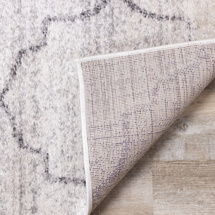Focus Grey Ogee Rug by Kalora Interiors